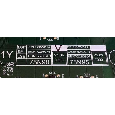 LED DRIVER PARA TV LG NANOCELL 4K UHD SMART TV / NUMERO DE PARTE EBR32280701 / 3PCR02843B / EPLH60WB1A / JAC04-0260A-P1 / 75N90 / 201223AA / PANEL NC750DQB-ABKH1 / MODELO 75NANO90UPA / 75NANO90UPA.BUSFLKR / 75NAN090UPA - Imagen 3